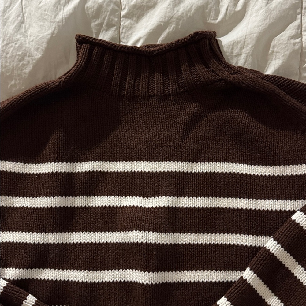 J.Crew Striped Rollneck Sweater - NWT - Picture 5 of 8